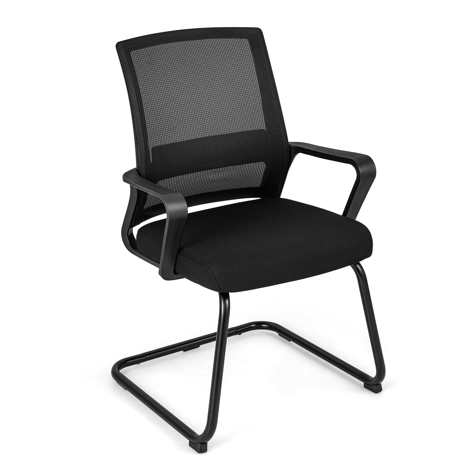 Tangkula Office Guest Chair with Lumbar Support